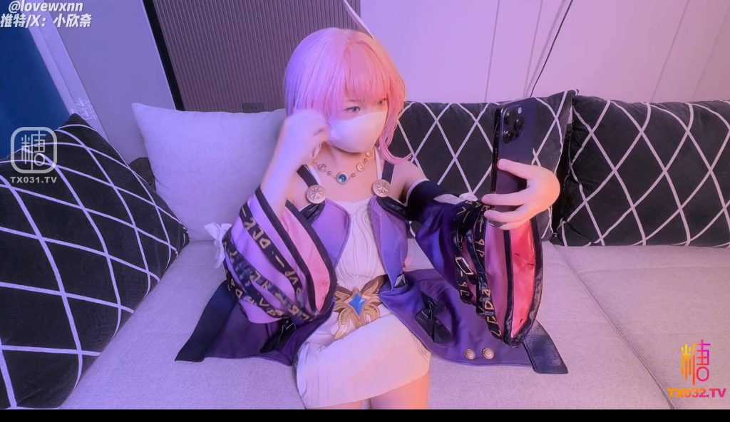 父债女偿 可爱cos小xi6bei债主胁迫蜜穴还债 (2)