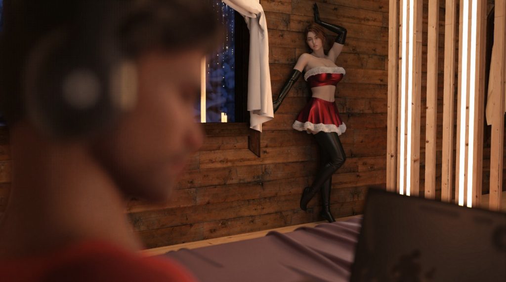 给她的长筒袜塞满东西 (3)